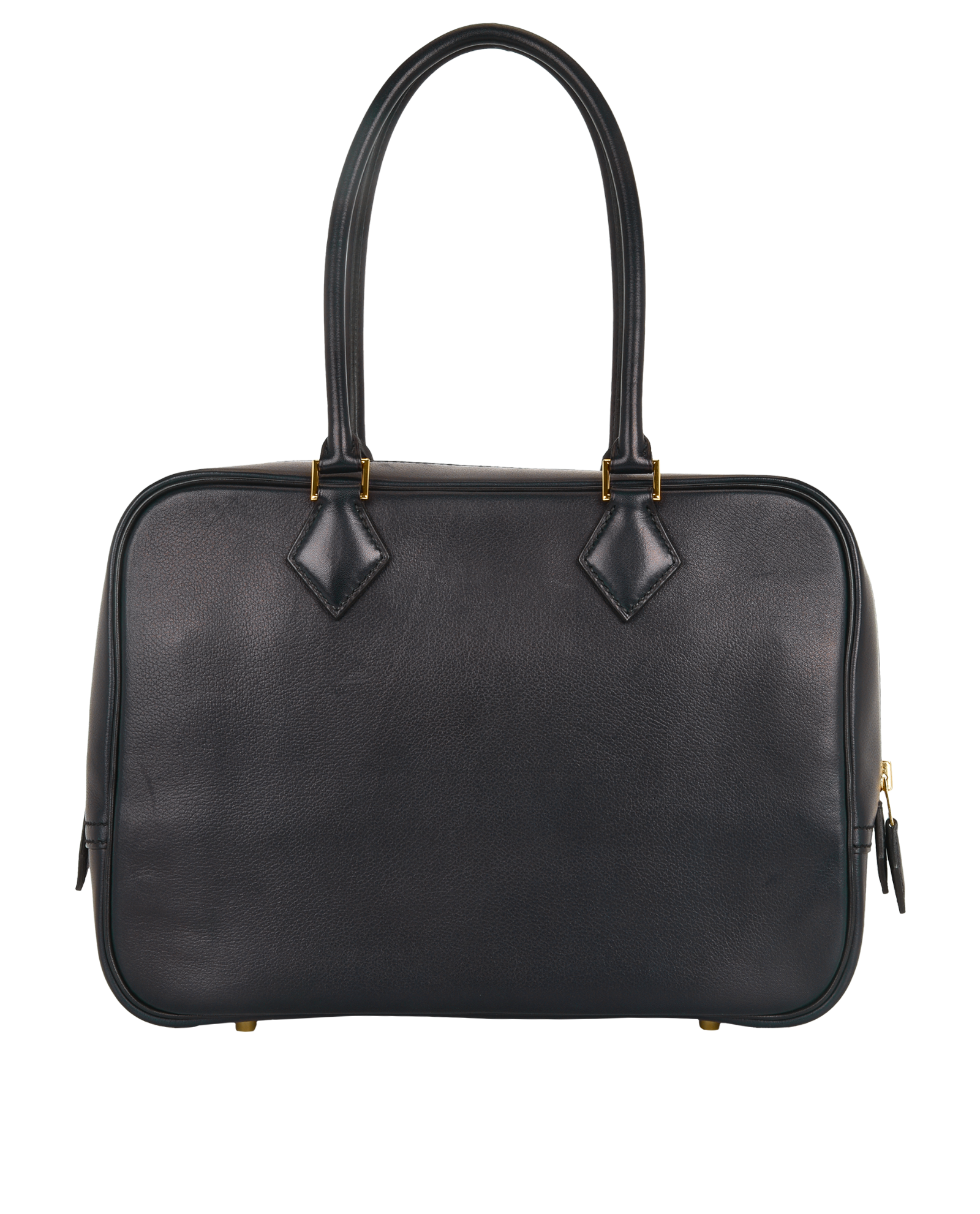 Plume 28, &pound;2,500, Handbags, Navy, Leather, Back view